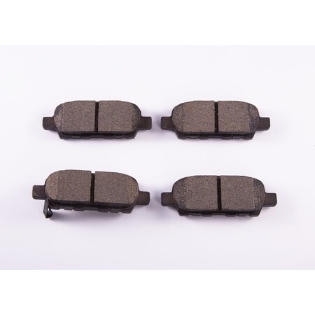 Bosch QuietCast BC905 Rear Disc Brake Pad Set For Nissan Infiniti Renault Suzuki, Premium Ceramic W/ Hardware
